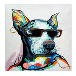 tableau street art bulldog