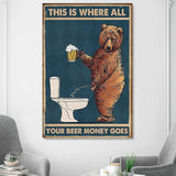 tableau ours alcoolique