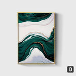 tableau peinture abstraite moderne plage