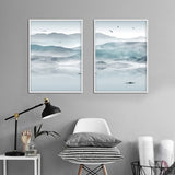 tableau sommet et nuages