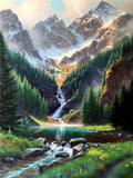 tableau grande cascade d’eau
