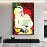 Affiche femme style picasso