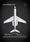 Affiche vintage avion G450