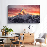 tableau Everest coucher de soleil