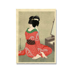 Cadre retro femme japonaise