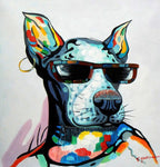 tableau graffiti bulldog