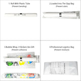 tableau abstrait pleins de demi cercles