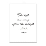 tableau escalier dans la montagne