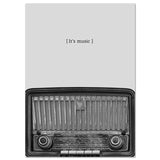 tableau enceinte sur fond gris