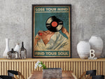 tableau vintage vinyle