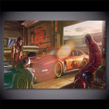 tableau vintage ferrari