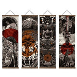 Japanese Ukiyo-e Tiger Canvas Scroll Posters Wall Pictures 