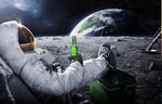 Tableau Bière sur la lune