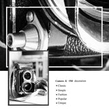 tableau noir et blanc appareil photo