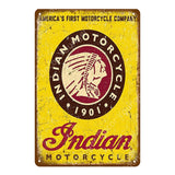 Motor Oil Metal Signs Classic Motorcycle Poster Vintage 