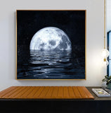 Tableau Lune dans l’eau