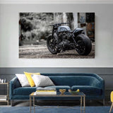 Cool Custom Heavy Bike Modified Motorcycle Canvas Painting 