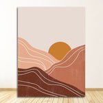 tableau montagne beiges