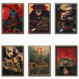 Tableau dark fond rouge