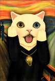 tableau chat cri de Munch