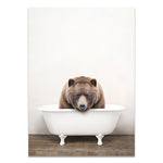 Cadre baignoire ours