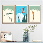 tableau peinture télésky