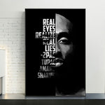 tableau visage de Tupac Shakur