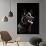 tableau photo berger allemand