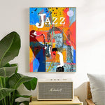 tableau instrument 1 pièce affiche Jazz