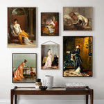 tableau ancien femme