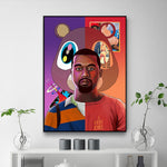 poster instrument 1 pièce Kanye West