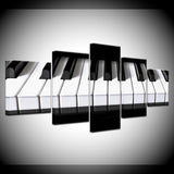 Tableau instrument 5 pièces Piano moderne