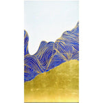 Tableau montagne 1 pièce Abstraite bleue